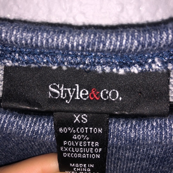 Navy Top - Picture 2 of 2